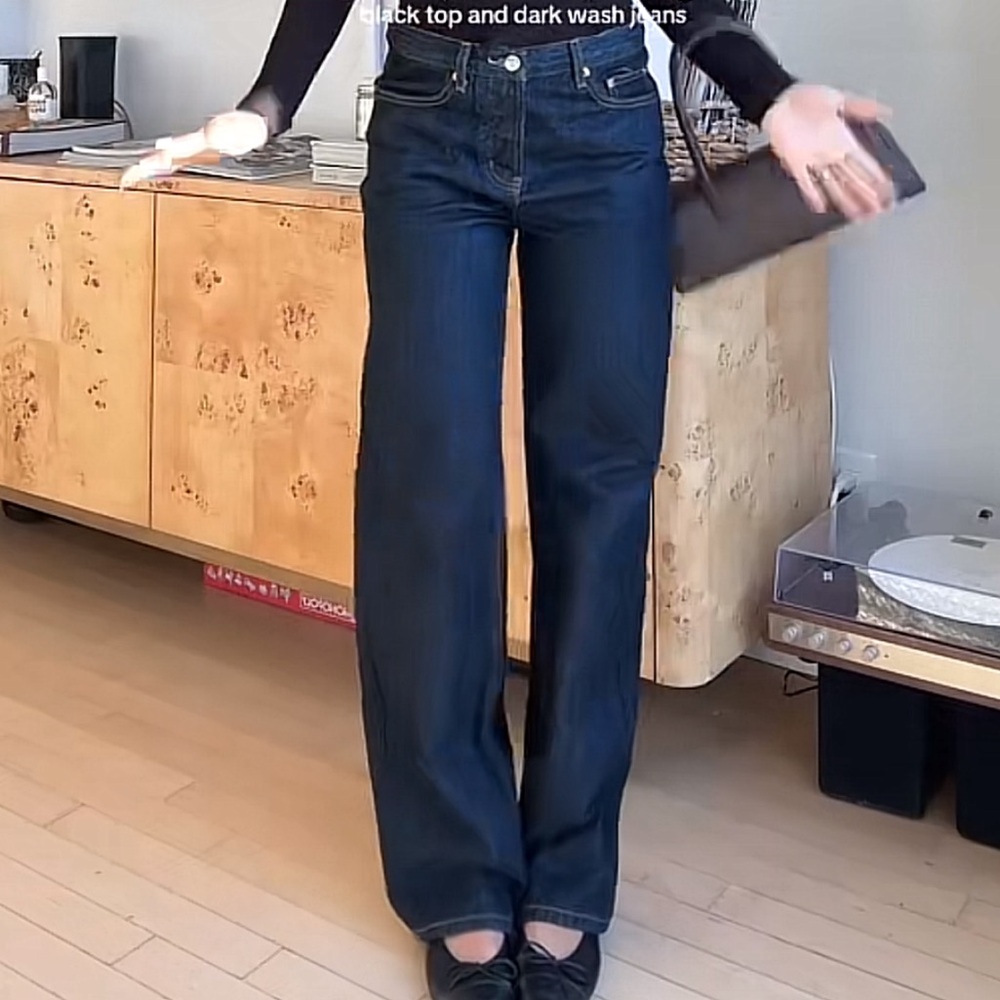 Parke Classic Straight Dark Wash Jean